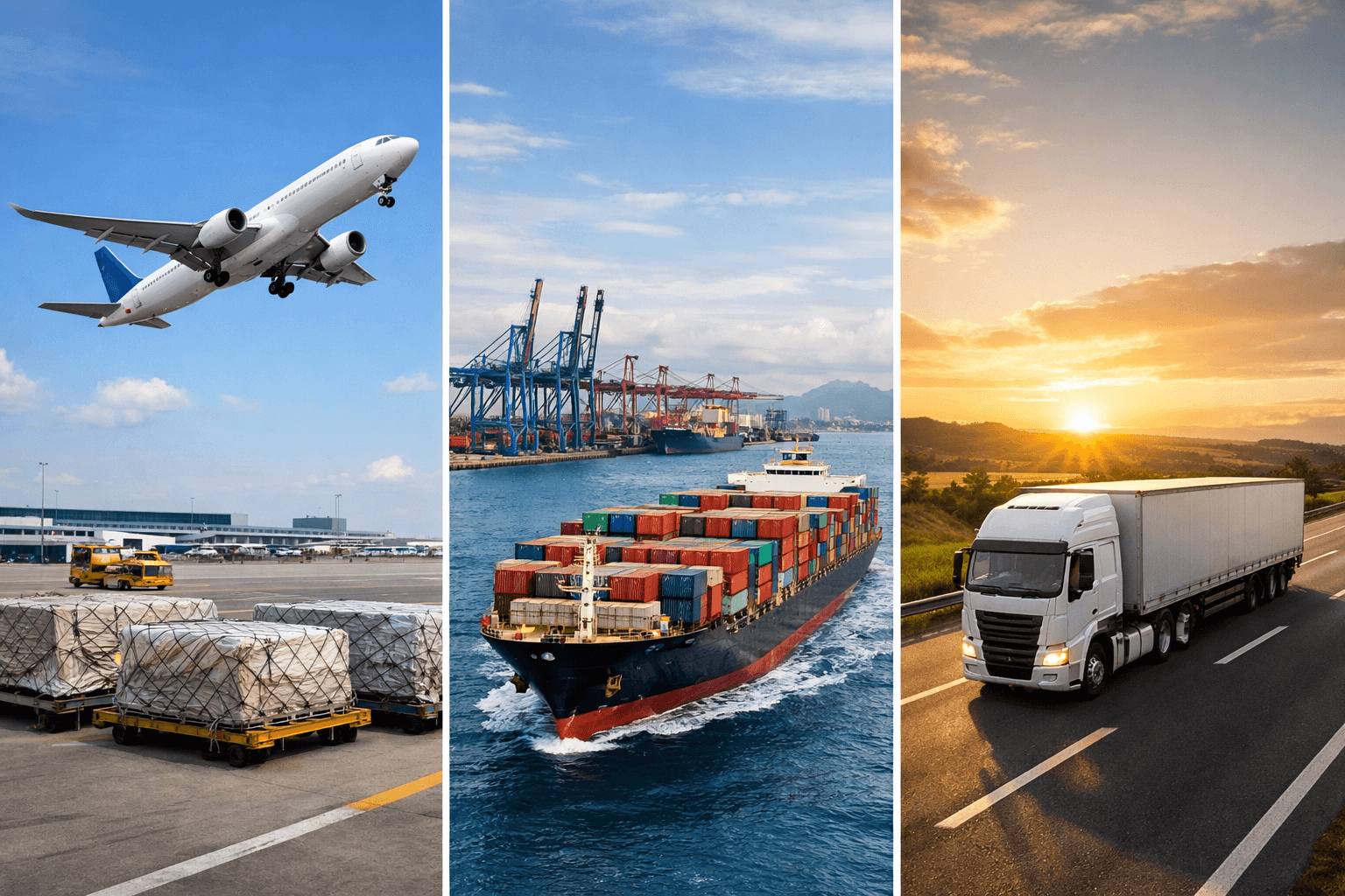 Frete marítimo, aéreo ou multimodal: como escolher a melhor estratégia logística